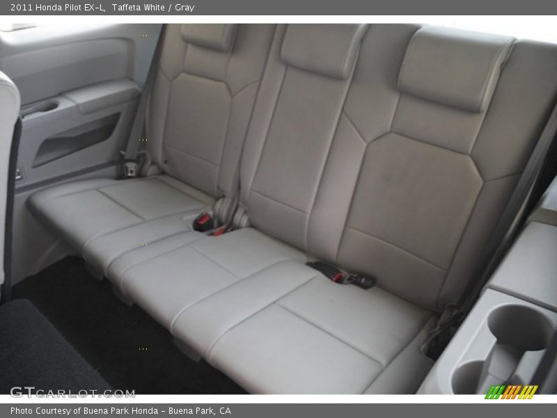 Taffeta White / Gray 2011 Honda Pilot EX-L