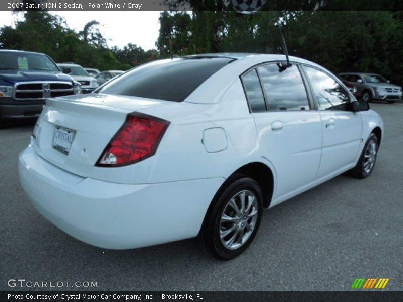 Polar White / Gray 2007 Saturn ION 2 Sedan