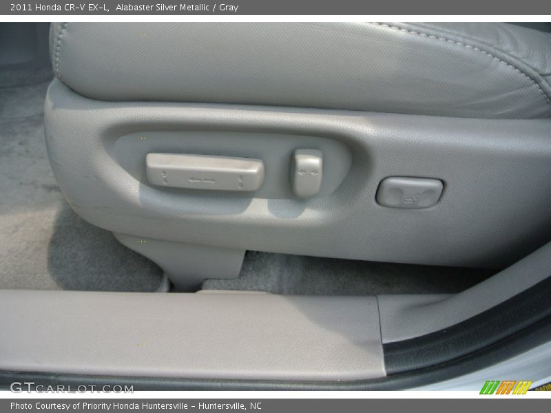 Alabaster Silver Metallic / Gray 2011 Honda CR-V EX-L