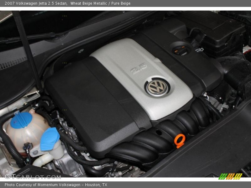 Wheat Beige Metallic / Pure Beige 2007 Volkswagen Jetta 2.5 Sedan