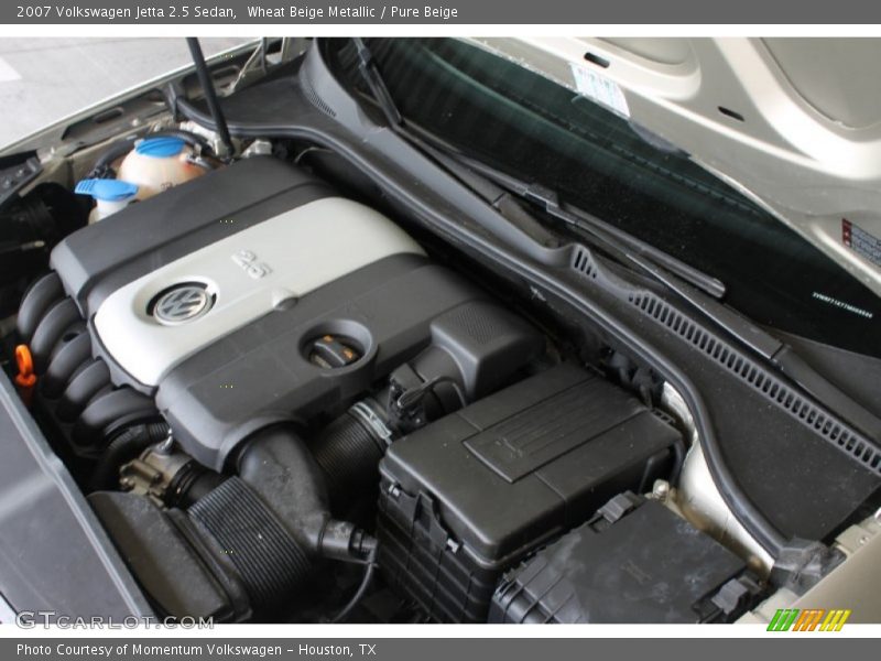 Wheat Beige Metallic / Pure Beige 2007 Volkswagen Jetta 2.5 Sedan