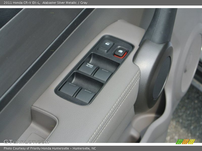 Alabaster Silver Metallic / Gray 2011 Honda CR-V EX-L