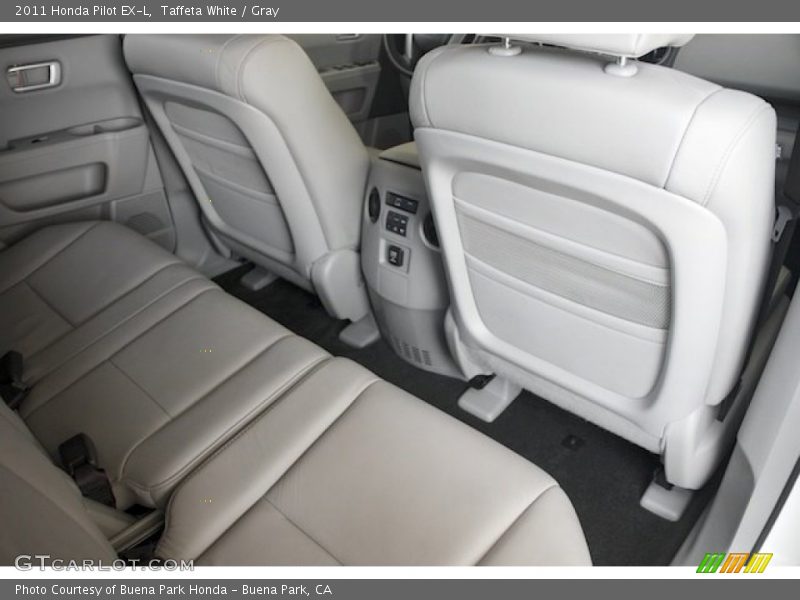 Taffeta White / Gray 2011 Honda Pilot EX-L