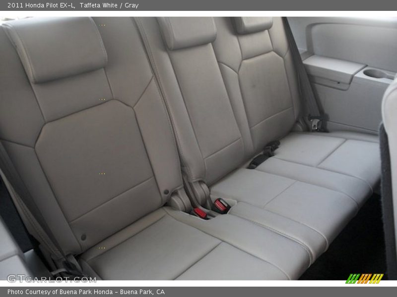 Taffeta White / Gray 2011 Honda Pilot EX-L