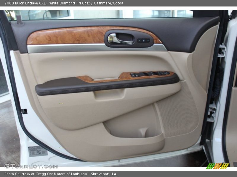 White Diamond Tri Coat / Cashmere/Cocoa 2008 Buick Enclave CXL