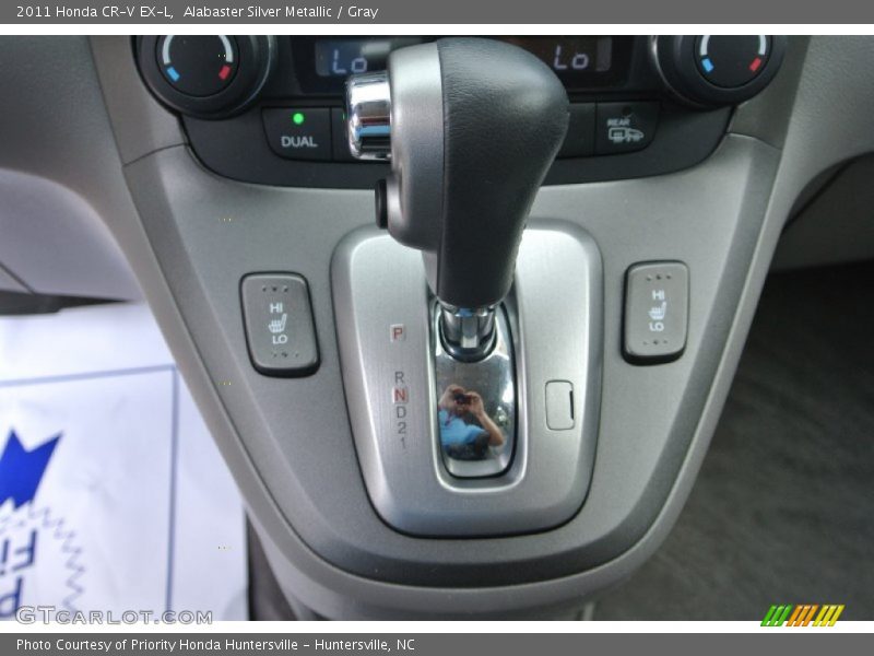 Alabaster Silver Metallic / Gray 2011 Honda CR-V EX-L