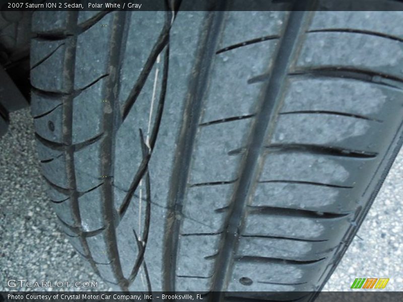 Polar White / Gray 2007 Saturn ION 2 Sedan