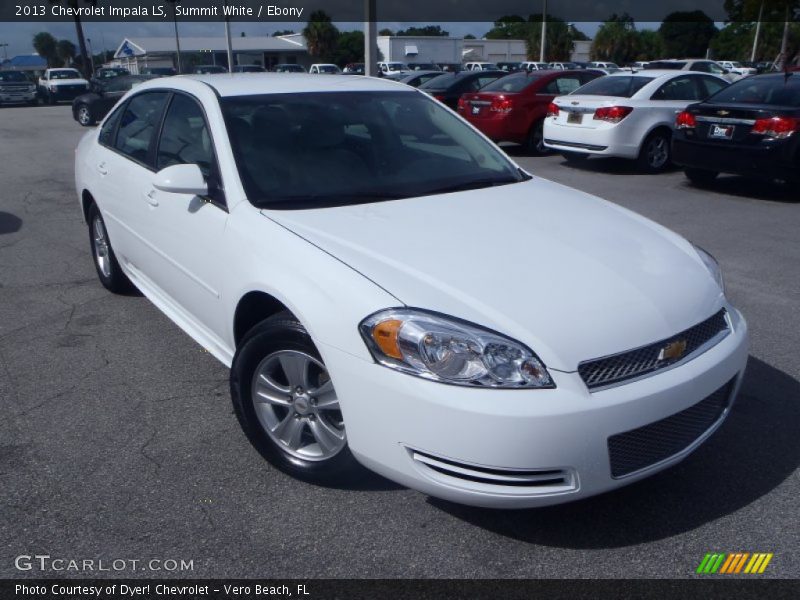 Front 3/4 View of 2013 Impala LS