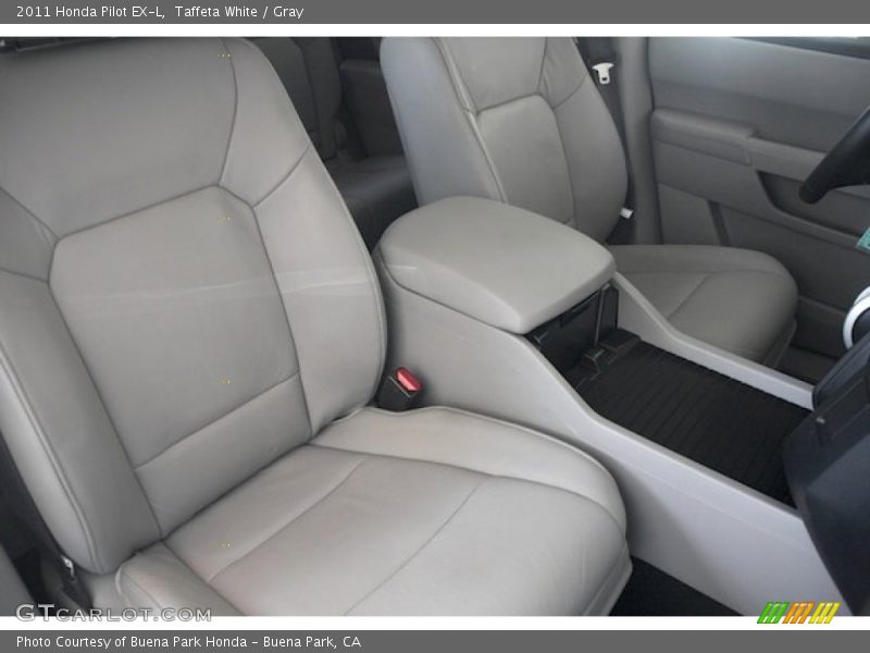 Taffeta White / Gray 2011 Honda Pilot EX-L