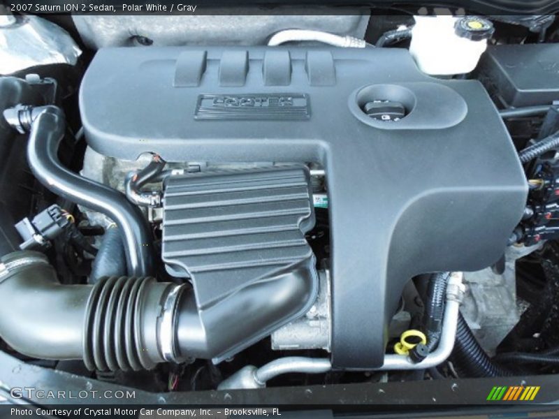 Polar White / Gray 2007 Saturn ION 2 Sedan