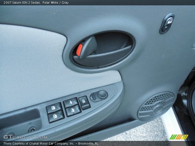 Polar White / Gray 2007 Saturn ION 2 Sedan