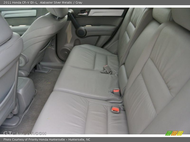 Alabaster Silver Metallic / Gray 2011 Honda CR-V EX-L