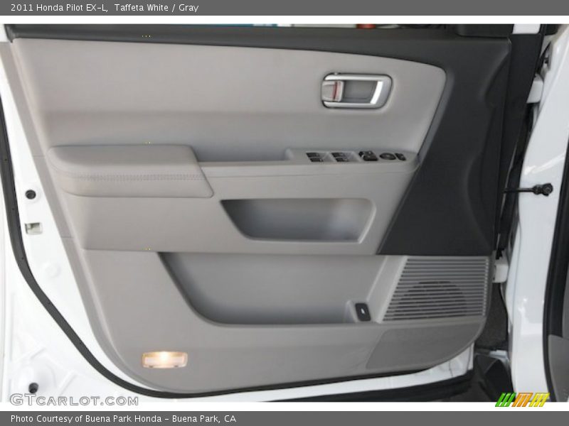 Taffeta White / Gray 2011 Honda Pilot EX-L