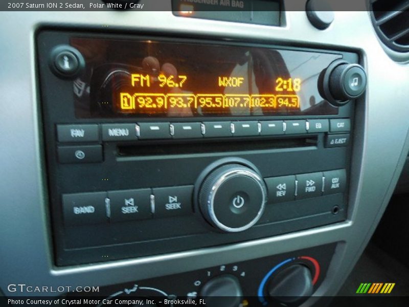 Polar White / Gray 2007 Saturn ION 2 Sedan