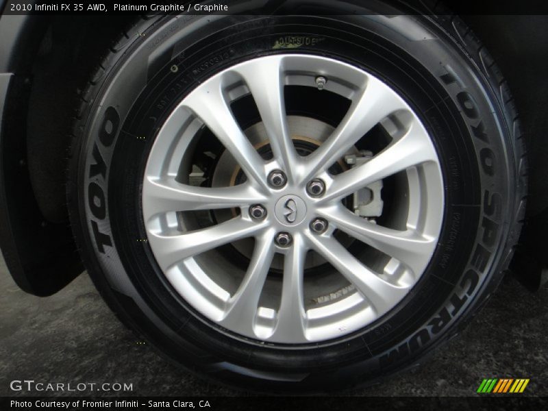 Platinum Graphite / Graphite 2010 Infiniti FX 35 AWD