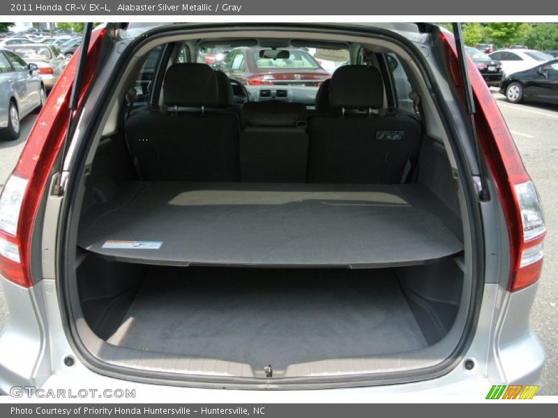 Alabaster Silver Metallic / Gray 2011 Honda CR-V EX-L