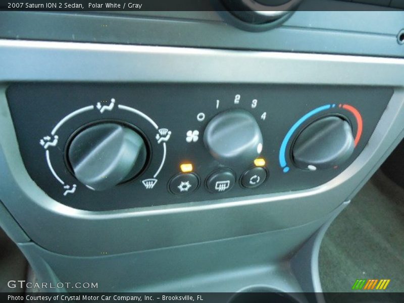 Polar White / Gray 2007 Saturn ION 2 Sedan