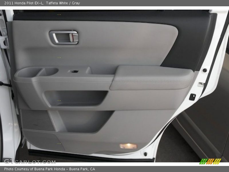 Taffeta White / Gray 2011 Honda Pilot EX-L