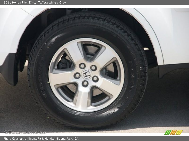 Taffeta White / Gray 2011 Honda Pilot EX-L
