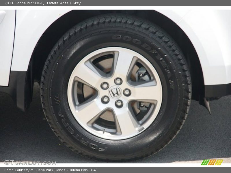 Taffeta White / Gray 2011 Honda Pilot EX-L
