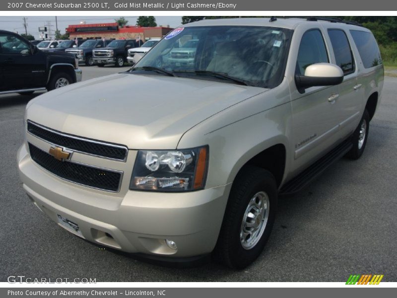 Gold Mist Metallic / Light Cashmere/Ebony 2007 Chevrolet Suburban 2500 LT