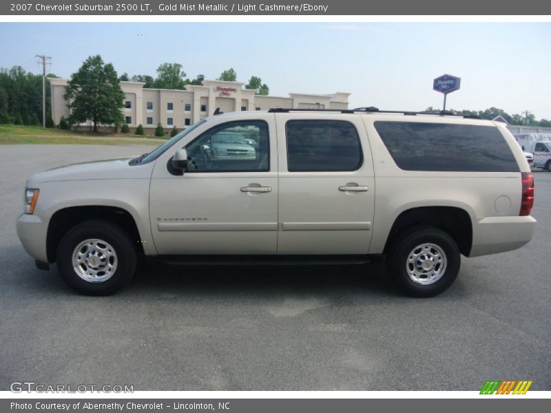 Gold Mist Metallic / Light Cashmere/Ebony 2007 Chevrolet Suburban 2500 LT
