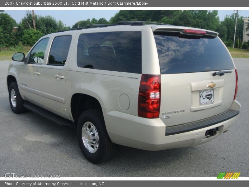 Gold Mist Metallic / Light Cashmere/Ebony 2007 Chevrolet Suburban 2500 LT