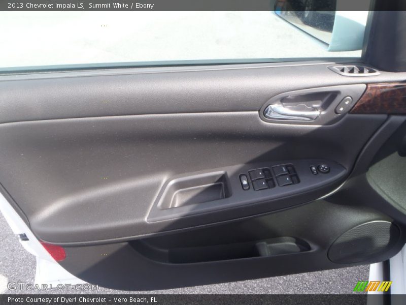 Summit White / Ebony 2013 Chevrolet Impala LS