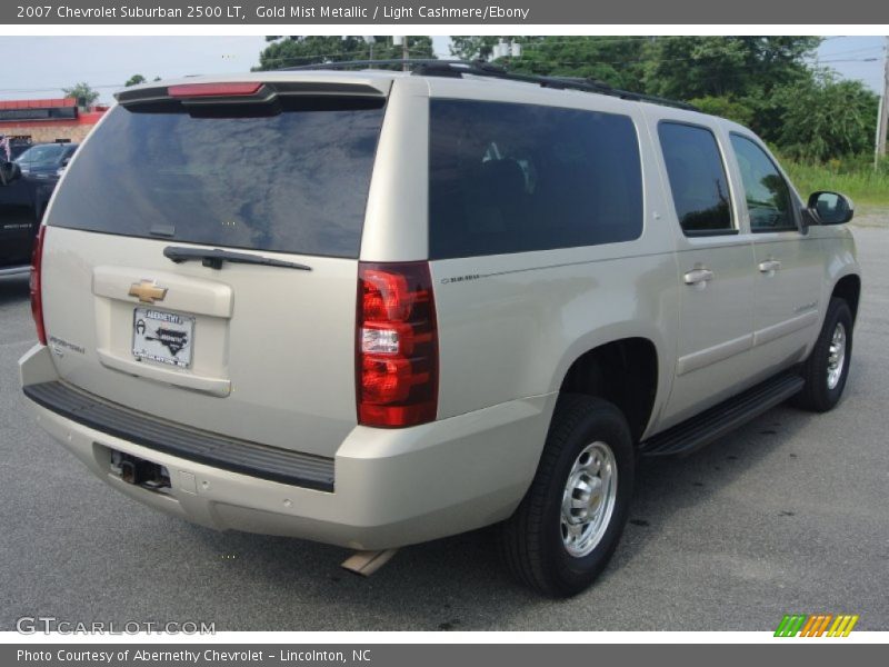 Gold Mist Metallic / Light Cashmere/Ebony 2007 Chevrolet Suburban 2500 LT