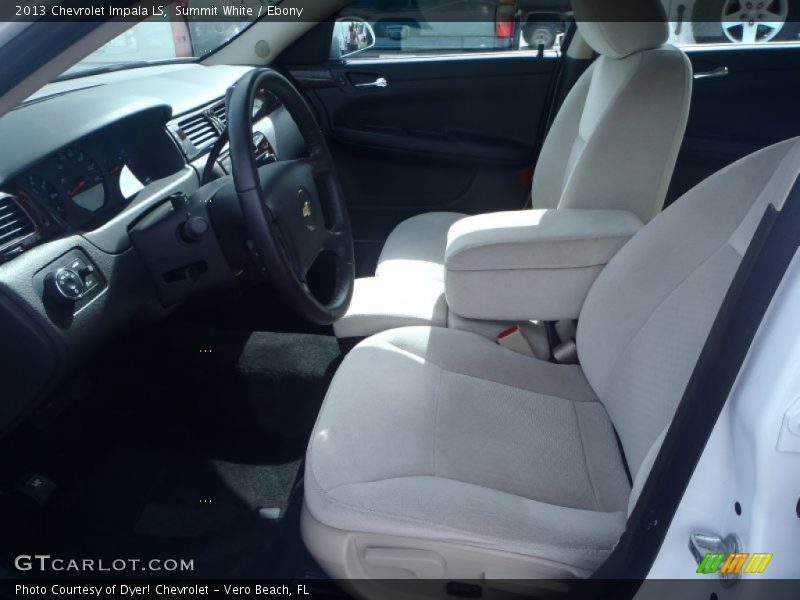 Summit White / Ebony 2013 Chevrolet Impala LS