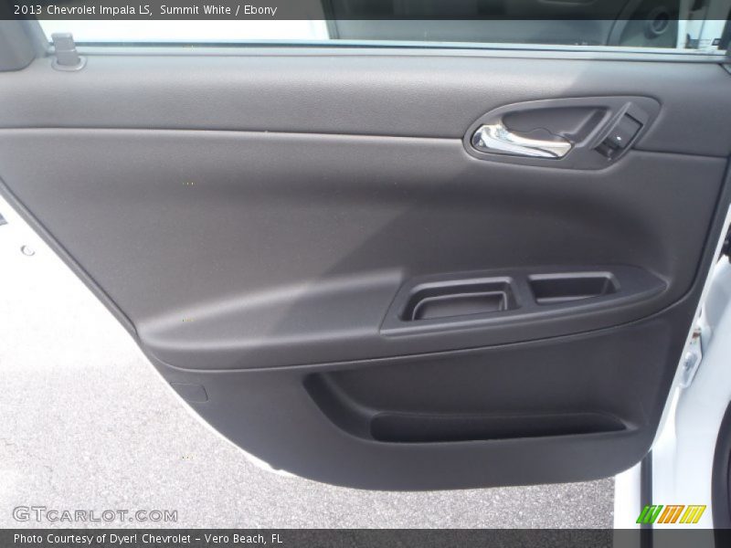 Summit White / Ebony 2013 Chevrolet Impala LS