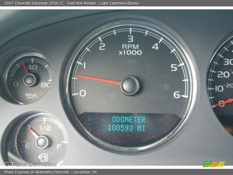 Gold Mist Metallic / Light Cashmere/Ebony 2007 Chevrolet Suburban 2500 LT