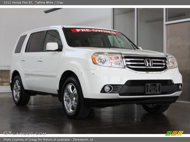 Taffeta White / Gray 2012 Honda Pilot EX