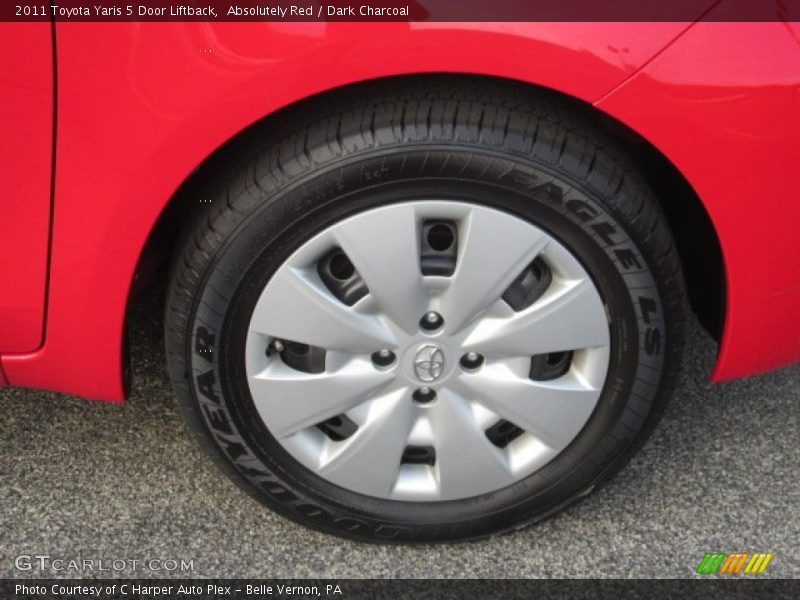 Absolutely Red / Dark Charcoal 2011 Toyota Yaris 5 Door Liftback