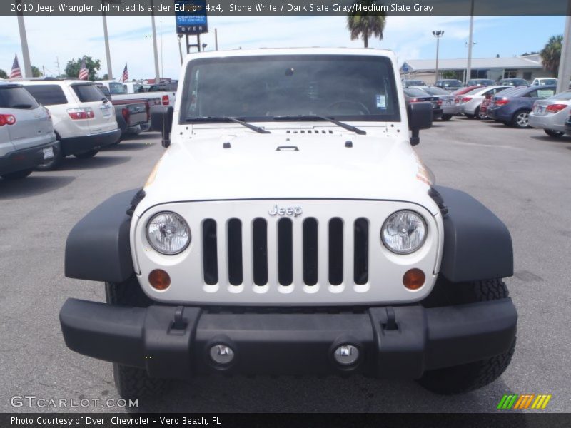 Stone White / Dark Slate Gray/Medium Slate Gray 2010 Jeep Wrangler Unlimited Islander Edition 4x4