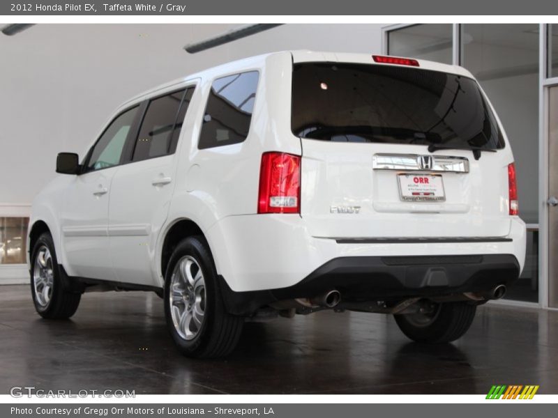 Taffeta White / Gray 2012 Honda Pilot EX