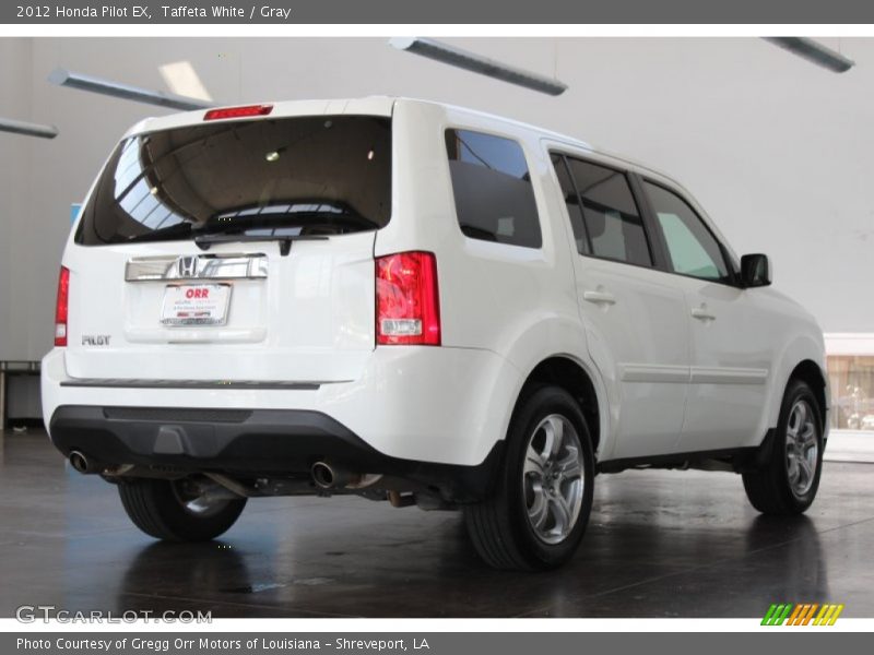 Taffeta White / Gray 2012 Honda Pilot EX