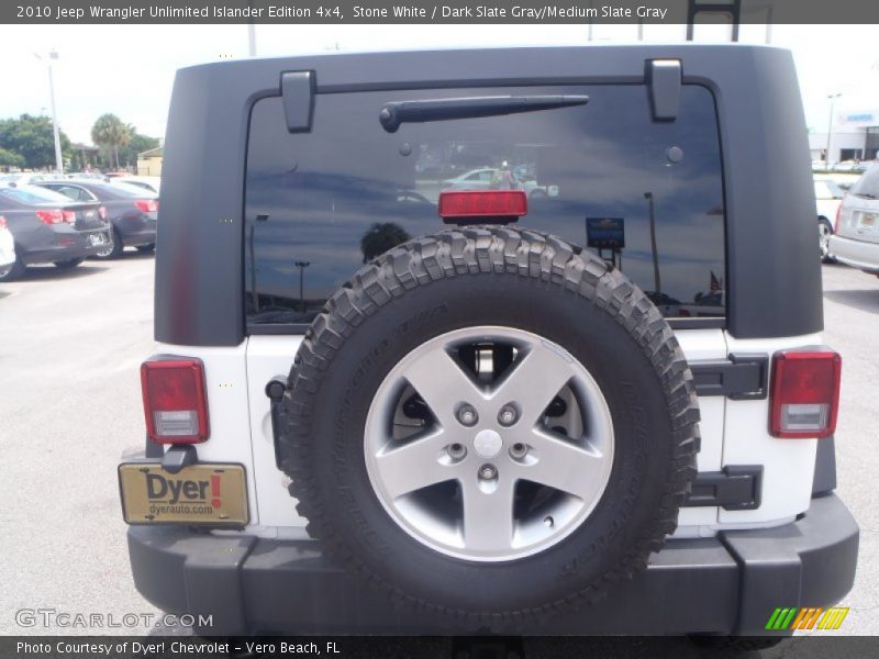 Stone White / Dark Slate Gray/Medium Slate Gray 2010 Jeep Wrangler Unlimited Islander Edition 4x4
