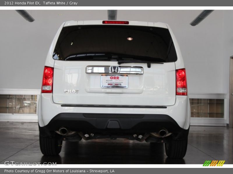 Taffeta White / Gray 2012 Honda Pilot EX