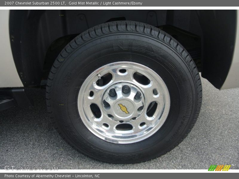 Gold Mist Metallic / Light Cashmere/Ebony 2007 Chevrolet Suburban 2500 LT