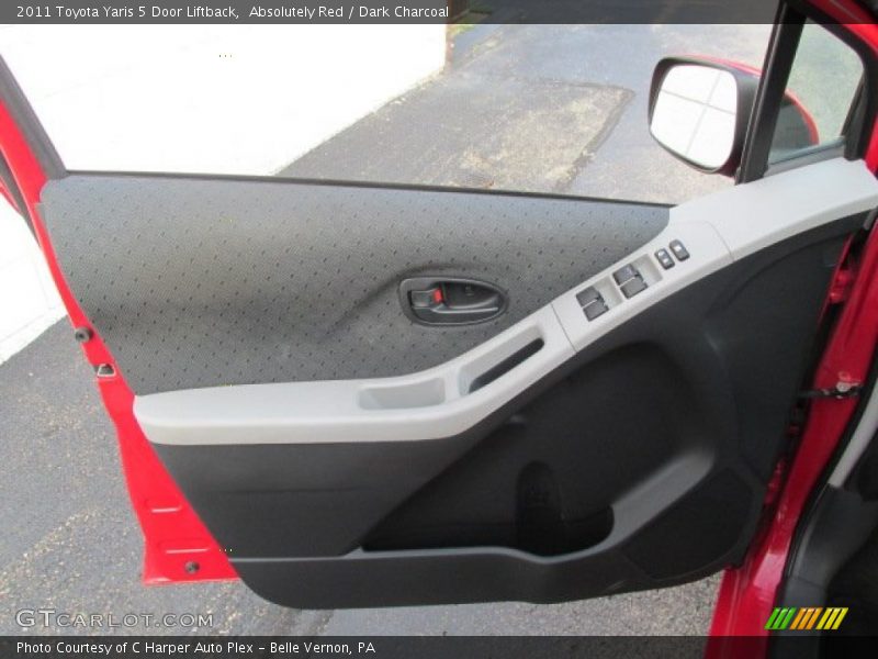 Absolutely Red / Dark Charcoal 2011 Toyota Yaris 5 Door Liftback