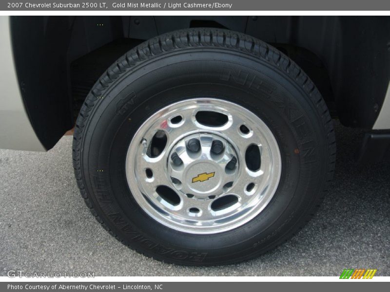 Gold Mist Metallic / Light Cashmere/Ebony 2007 Chevrolet Suburban 2500 LT