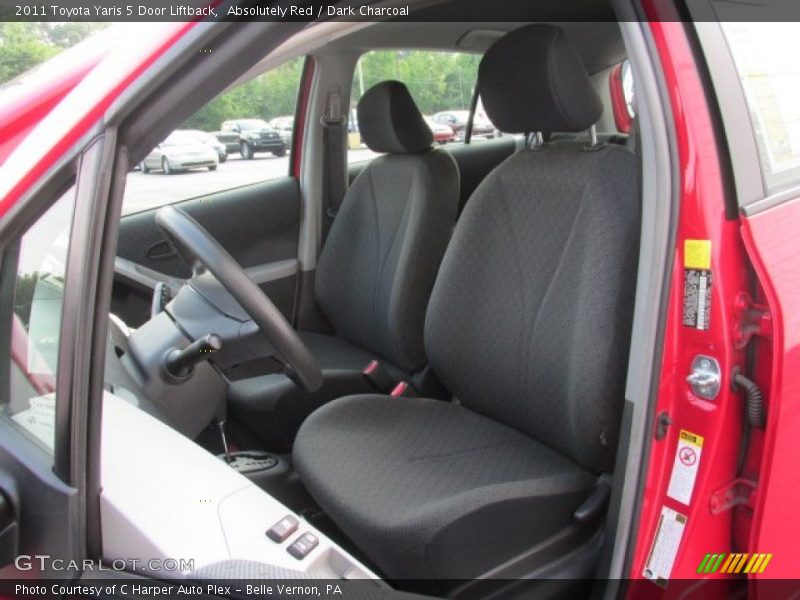 Absolutely Red / Dark Charcoal 2011 Toyota Yaris 5 Door Liftback
