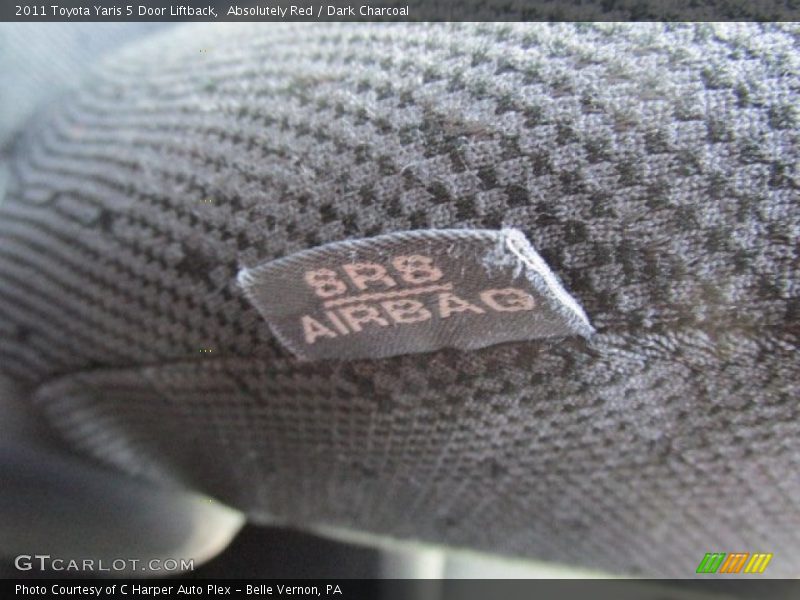 Absolutely Red / Dark Charcoal 2011 Toyota Yaris 5 Door Liftback