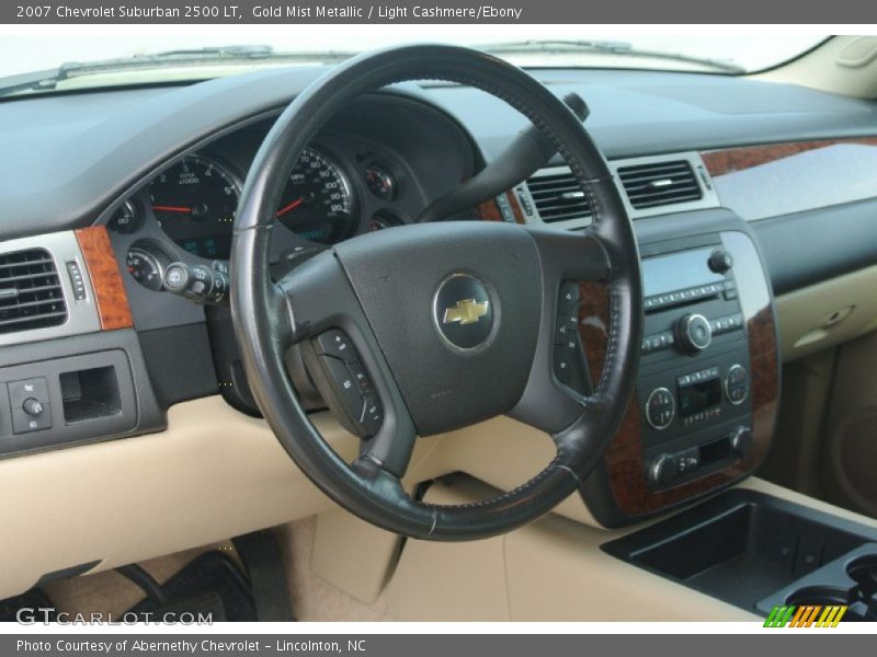 Gold Mist Metallic / Light Cashmere/Ebony 2007 Chevrolet Suburban 2500 LT