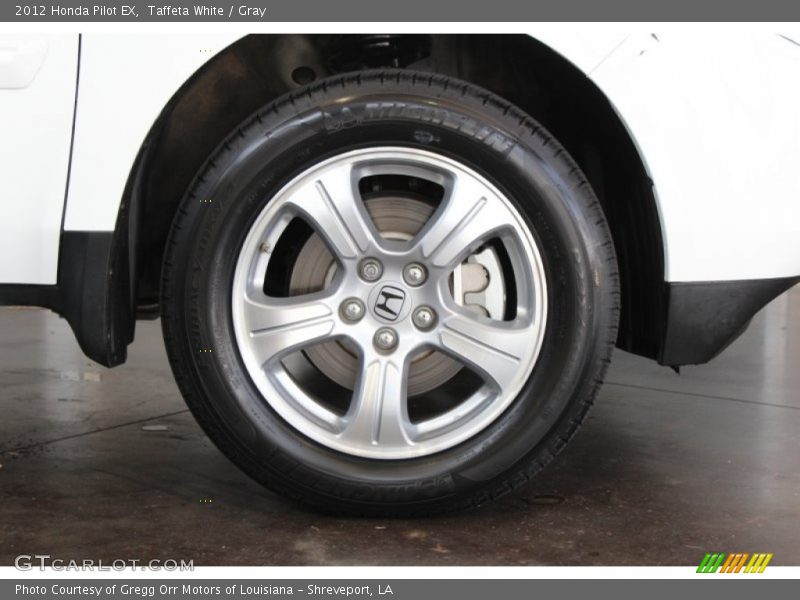 Taffeta White / Gray 2012 Honda Pilot EX