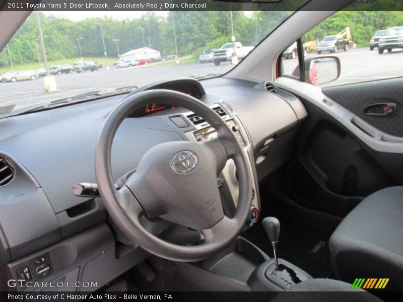 Absolutely Red / Dark Charcoal 2011 Toyota Yaris 5 Door Liftback