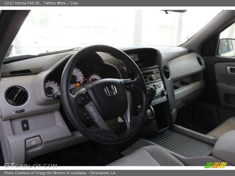 Taffeta White / Gray 2012 Honda Pilot EX
