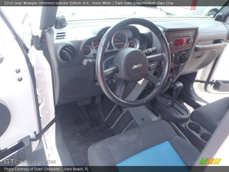 Stone White / Dark Slate Gray/Medium Slate Gray 2010 Jeep Wrangler Unlimited Islander Edition 4x4