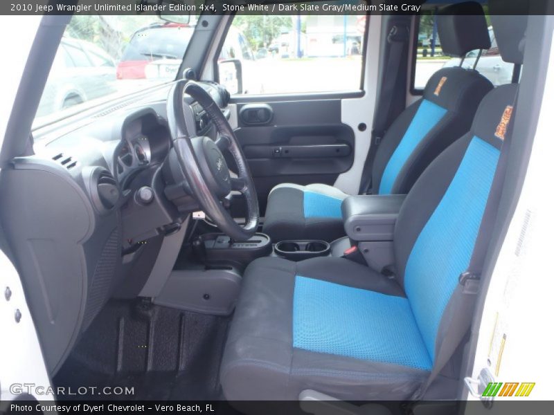 Stone White / Dark Slate Gray/Medium Slate Gray 2010 Jeep Wrangler Unlimited Islander Edition 4x4